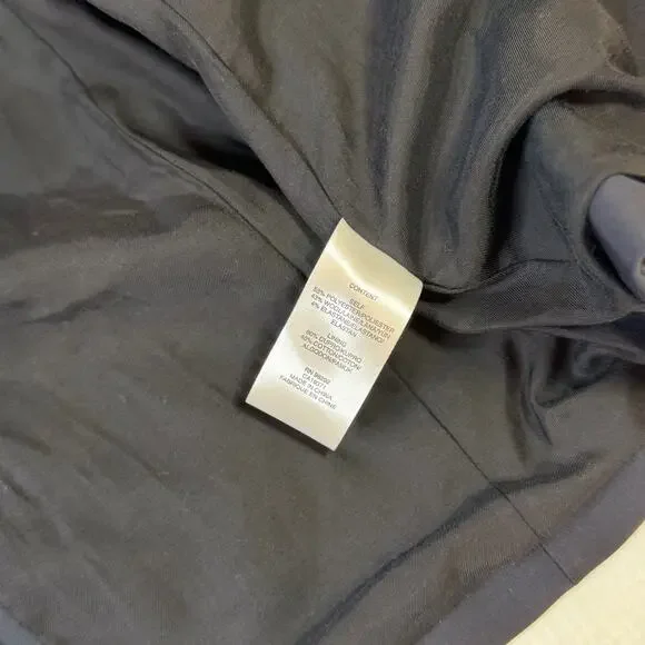 Tibi Tropical Wool Marlon Blazer Navy Cutout Sleeve Tailored Women's 6 NWT - Picture 12 of 16